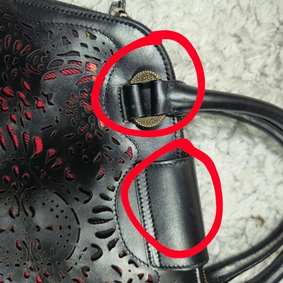 Alexander McQueen A/W 2006 Widows of Culloden Novak Tartan Laser Cut Satchel Bag - Picture 7 of 16